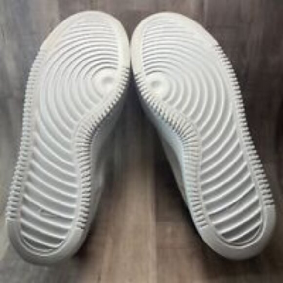 WOMEN'S NIKE COURT VISION ALTA Size 10 LEATHER PLATFORM WHITE DM0113-100 - Picture 8 of 9